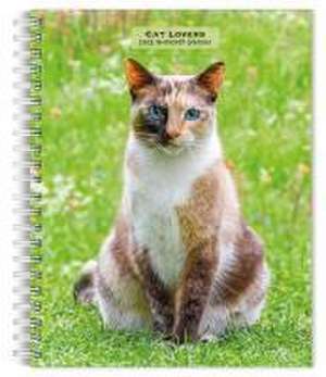 Cat Lovers 2025 6 X 7.75 Inch Spiral-Bound Wire-O Weekly Engagement Planner Calendar New Full-Color Image Every Week de Browntrout