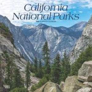 California National Parks 2025 12 X 24 Inch Monthly Square Wall Calendar Plastic-Free de Browntrout