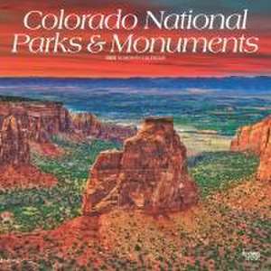 Colorado National Parks & Monuments 2025 12 X 24 Inch Monthly Square Wall Calendar Plastic-Free de Browntrout