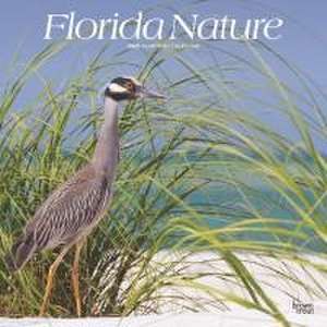 Florida Nature 2025 12 X 24 Inch Monthly Square Wall Calendar Plastic-Free de Browntrout