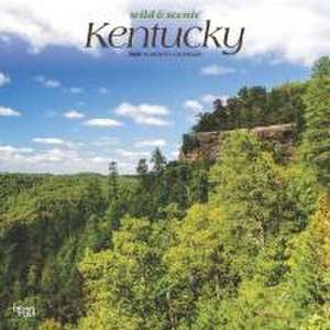 Kentucky Wild & Scenic 2025 12 X 24 Inch Monthly Square Wall Calendar Plastic-Free de Browntrout