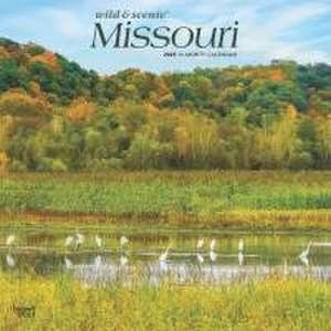 Missouri Wild & Scenic 2025 12 X 24 Inch Monthly Square Wall Calendar Plastic-Free de Browntrout