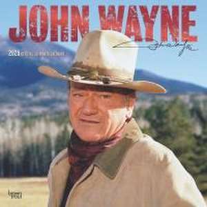 John Wayne Official 2025 12 X 24 Inch Monthly Square Wall Calendar Foil Stamped Cover Plastic-Free de Browntrout