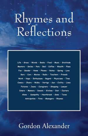 Rhymes and Reflections de Gordon Alexander