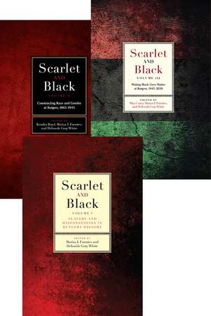 Scarlet and Black (3 volume set) de Kendra Boyd