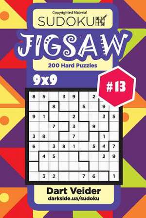 Sudoku Jigsaw - 200 Hard Puzzles 9x9 (Volume 13) de Veider, Dart