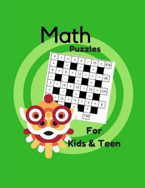 Math Puzzles for Kids & Teen de Lejman, Gudrun