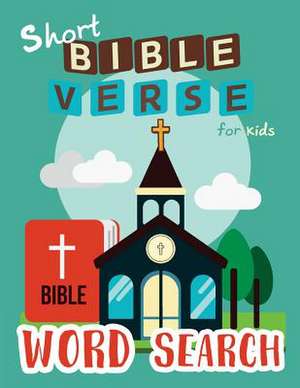 Short Bible Verse Word Search for Kids de Letter Tracing Workbook Creator