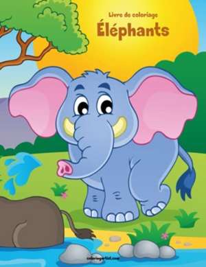 Livre de Coloriage Elephants 1 de Nick Snels