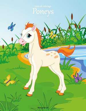 Livre de Coloriage Poneys 1 de Nick Snels