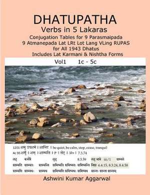 Dhatupatha Verbs in 5 Lakaras de Ashwini Kumar Aggarwal