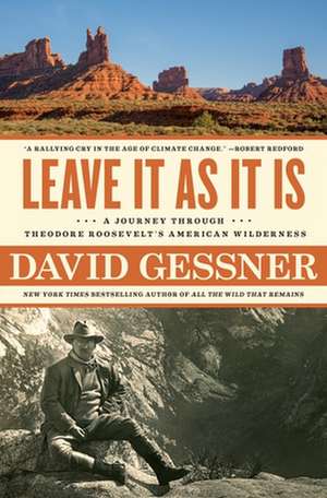 Leave It as It Is: A Journey Through Theodore Roosevelt's American Wilderness de David Gessner