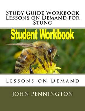 Study Guide Workbook Lessons on Demand for Stung de John Pennington