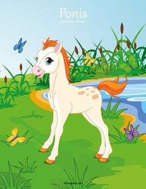 Ponis Libro Para Colorear 1 de Nick Snels