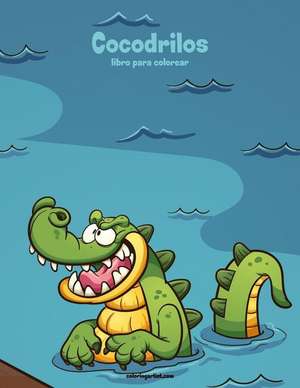 Cocodrilos Libro Para Colorear 1 de Nick Snels