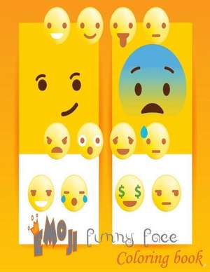 Emoji Funny Face Coloring Book de Packer, Nina