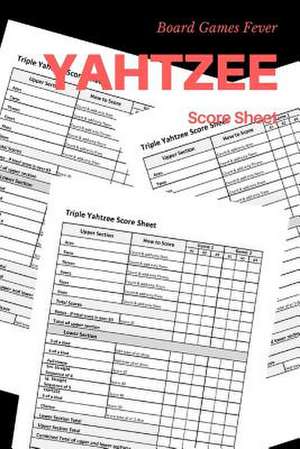 Yahtzee Score Card de Dice Games Fever