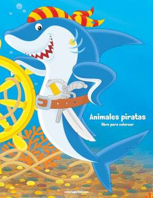 Animales Piratas Libro Para Colorear 1 de Nick Snels