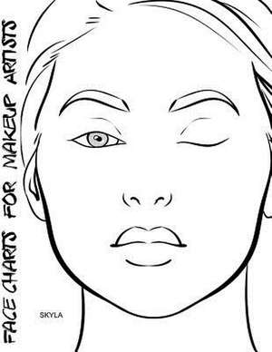 Face Charts for Makeup Artists Skyla de Blake Anderson