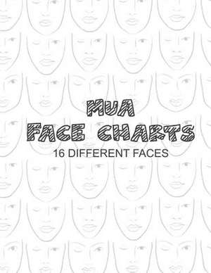 Mua Face Charts 16 Different Faces de Buttler, Claire