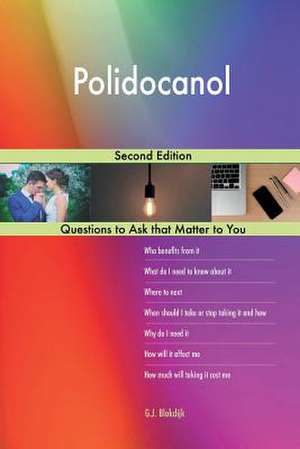 Polidocanol; Second Edition de Blokdijk, G. J.