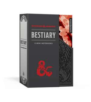 Bestiary Notebook Set (Dungeons & Dragons). 8 Mini Notebooks de Official Dungeons & Dragons