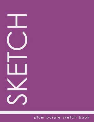 Plum Purple Sketch Book de Trendy Wares Misc