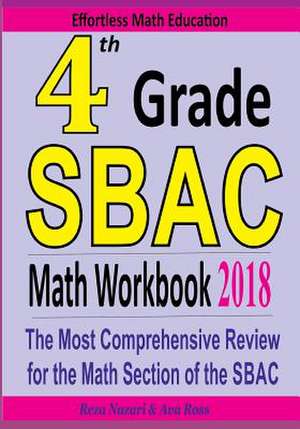 4th Grade Sbac Math Workbook 2018 de Reza Nazari