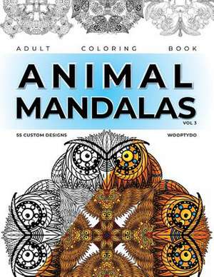 Animal Mandala Coloring Book de McDaniel, Ben