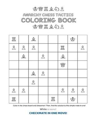 Anarchy Chess Tactics Coloring Book de Nelson, N. D.