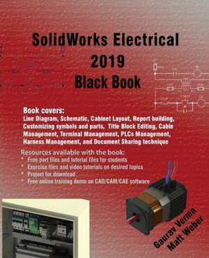 SolidWorks Electrical 2019 Black Book de Gaurav Verma