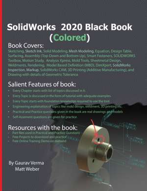 SolidWorks 2020 Black Book (Colored) de Gaurav Verma