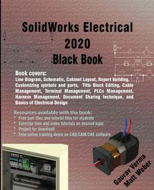 SolidWorks Electrical 2020 Black Book de Gaurav Verma