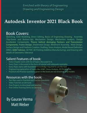 Autodesk Inventor 2021 Black Book de Gaurav Verma