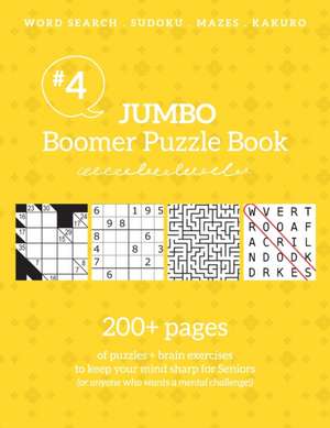 Jumbo Boomer Puzzle Book #4 de Barb Drozdowich