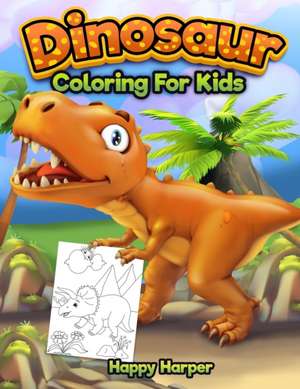 Dinosaur Coloring Book de Harper Hall