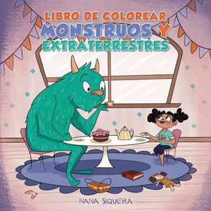 Libro de colorear monstruos y extraterrestres de Young Dreamers Press