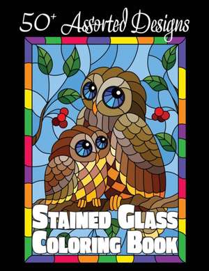 Stained Glass Coloring Book de Lasting Happiness