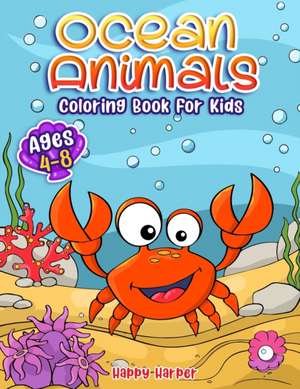 Ocean Animals Coloring Book de Harper Hall