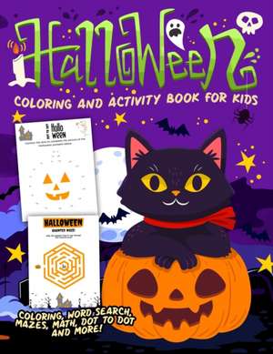 Halloween Coloring and Activity Book de Harper Hall