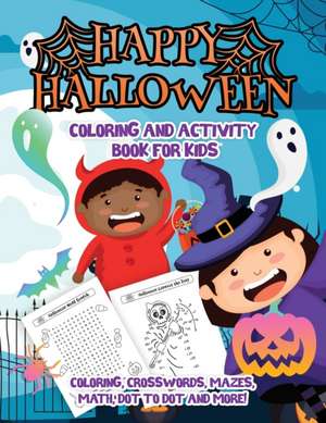 Coloring and Activity Workbook - Halloween Edition de Harper Hall