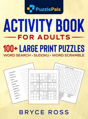 ACTIVITY BOOK FOR ADULTS de Puzzle Pals