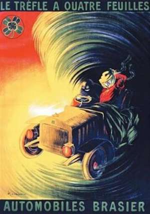 Carnet Blanc, Affiche Automobiles Brasier de Leonetto Cappiello