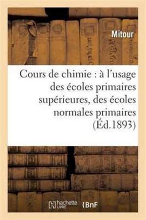 Cours de chimie de Mitour