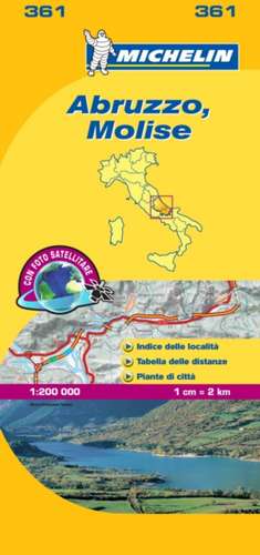 Abruzzo & Molise - Michelin Local Map 361 de Michelin