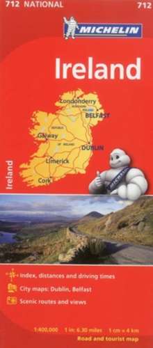 Michelin Ireland Road and Tourist Map de Michelin Travel & Lifestyle