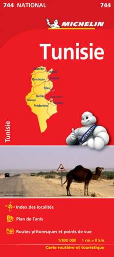 Tunisia - Michelin National Map 744 de Michelin