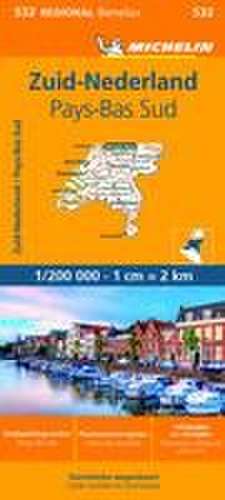 Netherlands South - Michelin Regional Map 532 de Michelin