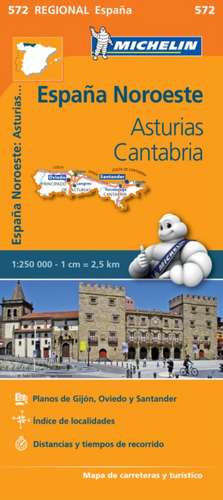 Asturias Cantabria - Michelin Regional Map 572 de Michelin