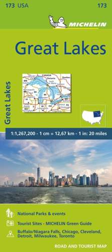 Michelin Great Lakes Map de Michelin